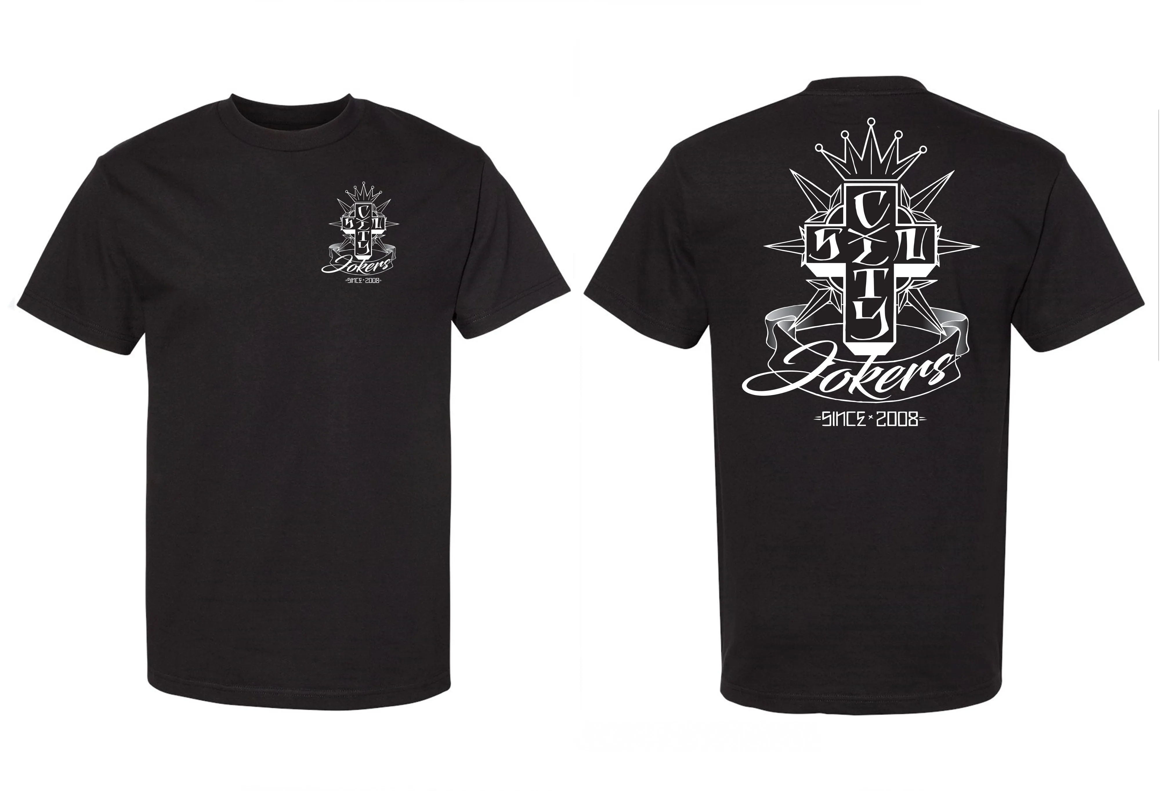 Ol' Skool Cross Men's Black Tee