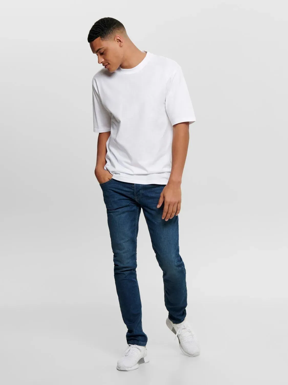 ONSLOOM BLUE JOG JEANS SLIM FIT
