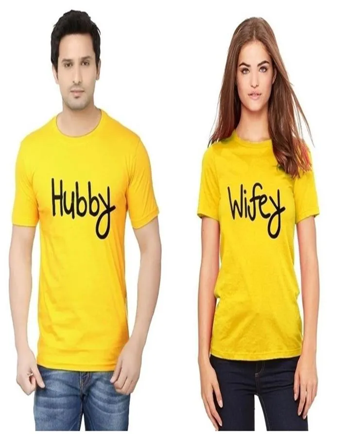 Pack Of 2 - Yellow Cotton Printed Tshirt For Women