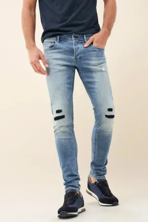 PANTALONES JOGGER SLIM PREMIUM WASH LAVADO CLARO