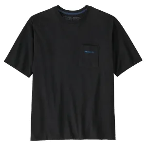 Patagonia Men's Boardshort Logo Pocket Responsibili-Tee - Ink Black