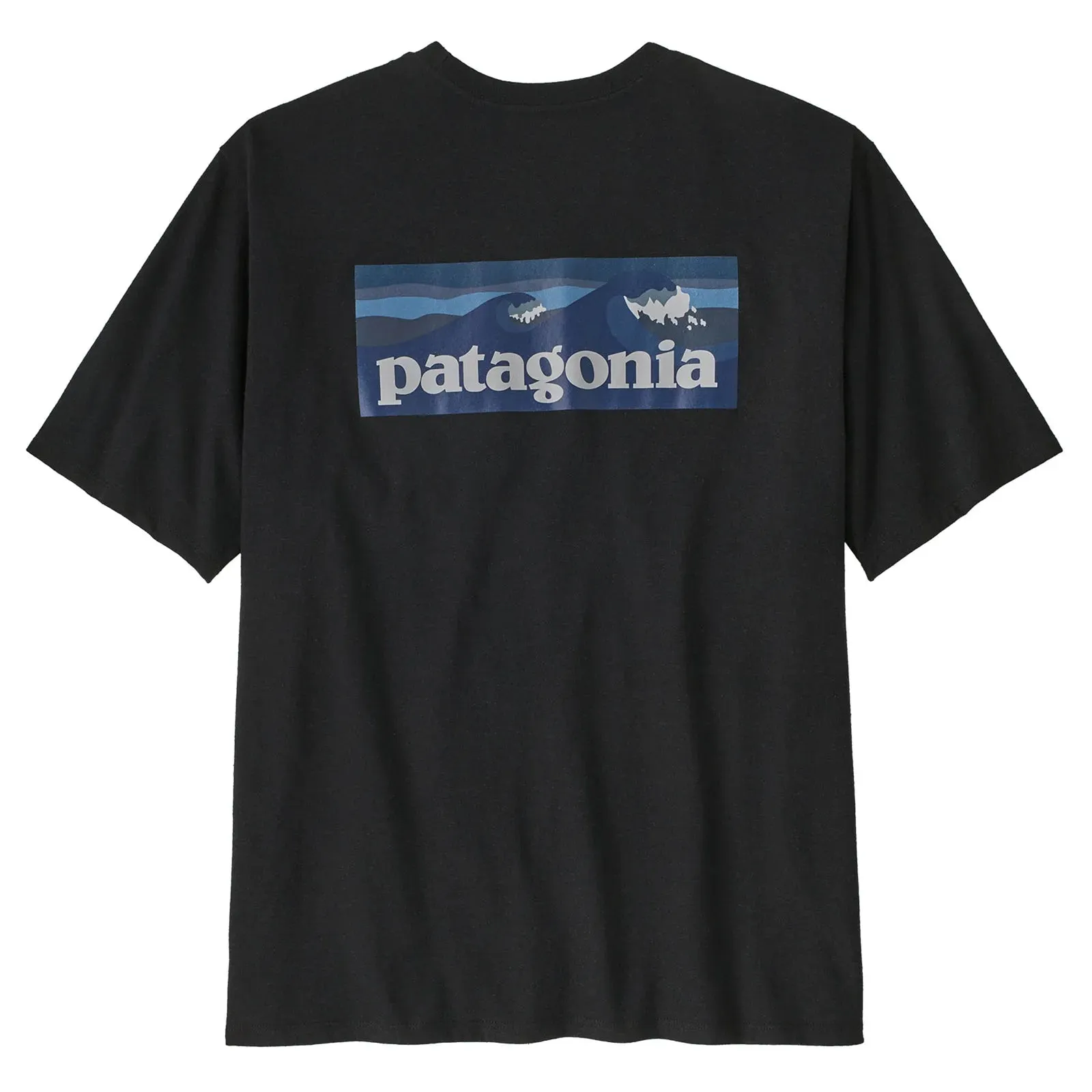 Patagonia Men's Boardshort Logo Pocket Responsibili-Tee - Ink Black