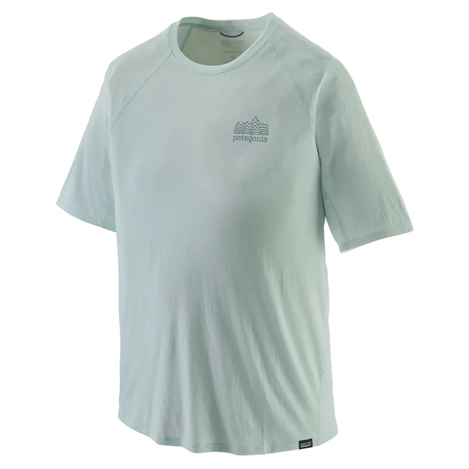 Patagonia Men's Capilene Cool Trail Graphic Shirt - Strata Stencil/Wispy Green