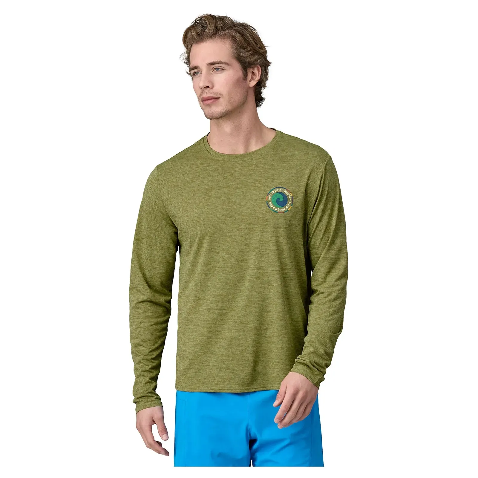 Patagonia Men's Long Sleeve Cap Cool Daily Graphic Shirt - UFBX