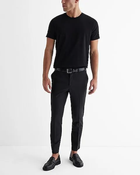 Perfect Cotton Crew Neck T-Shirt Black