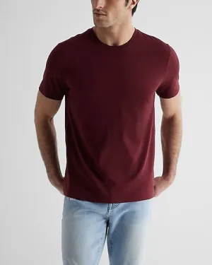 Perfect Cotton Crew Neck T-Shirt Maroon