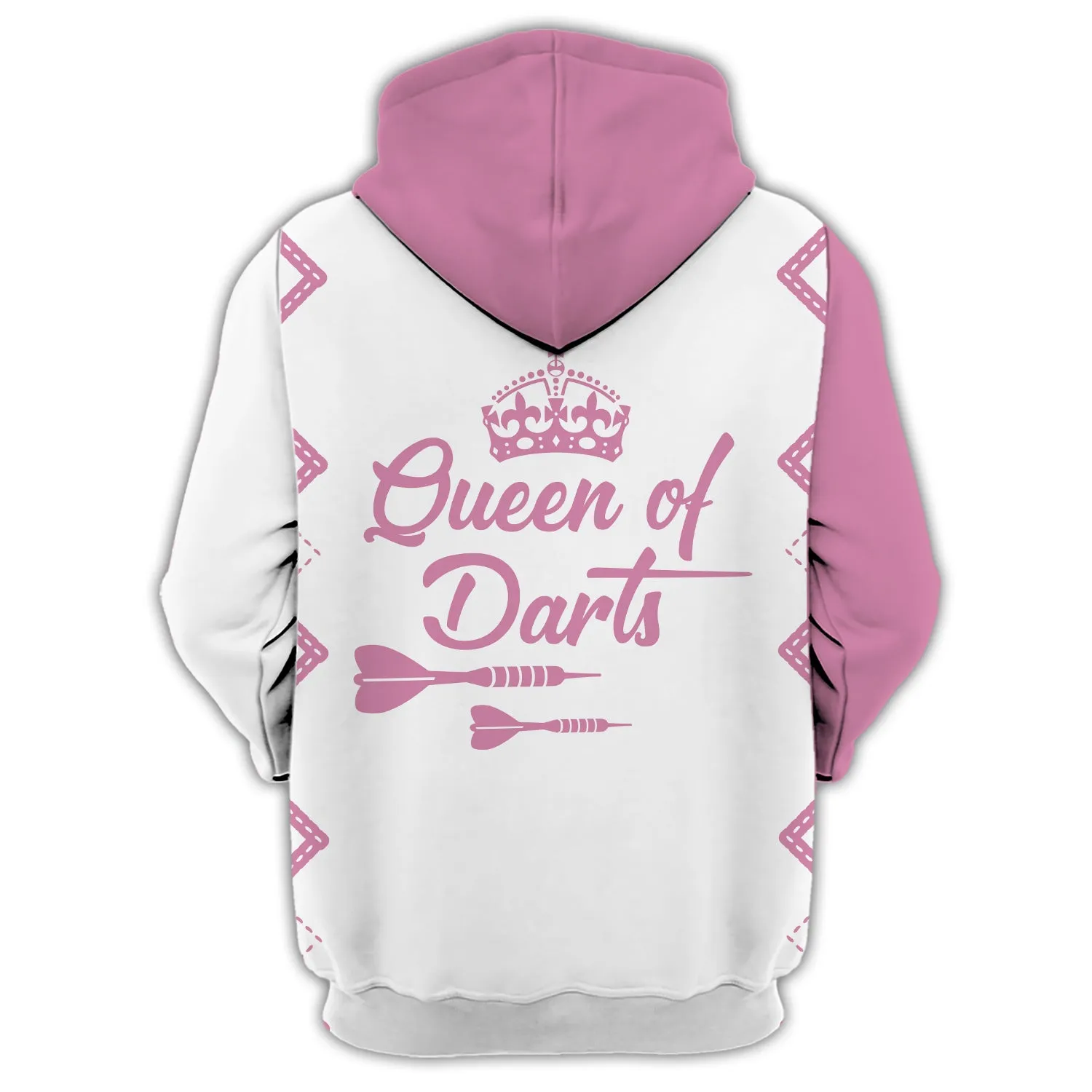 Personalized Name Queen Of Darts 3D Printed Shirts