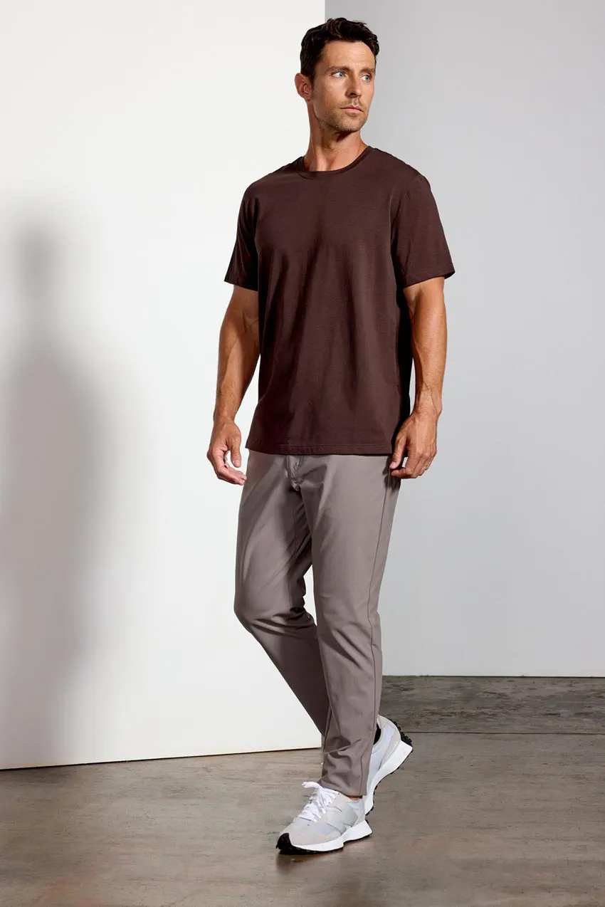 Pima Cotton Tee - Chocolate Brown