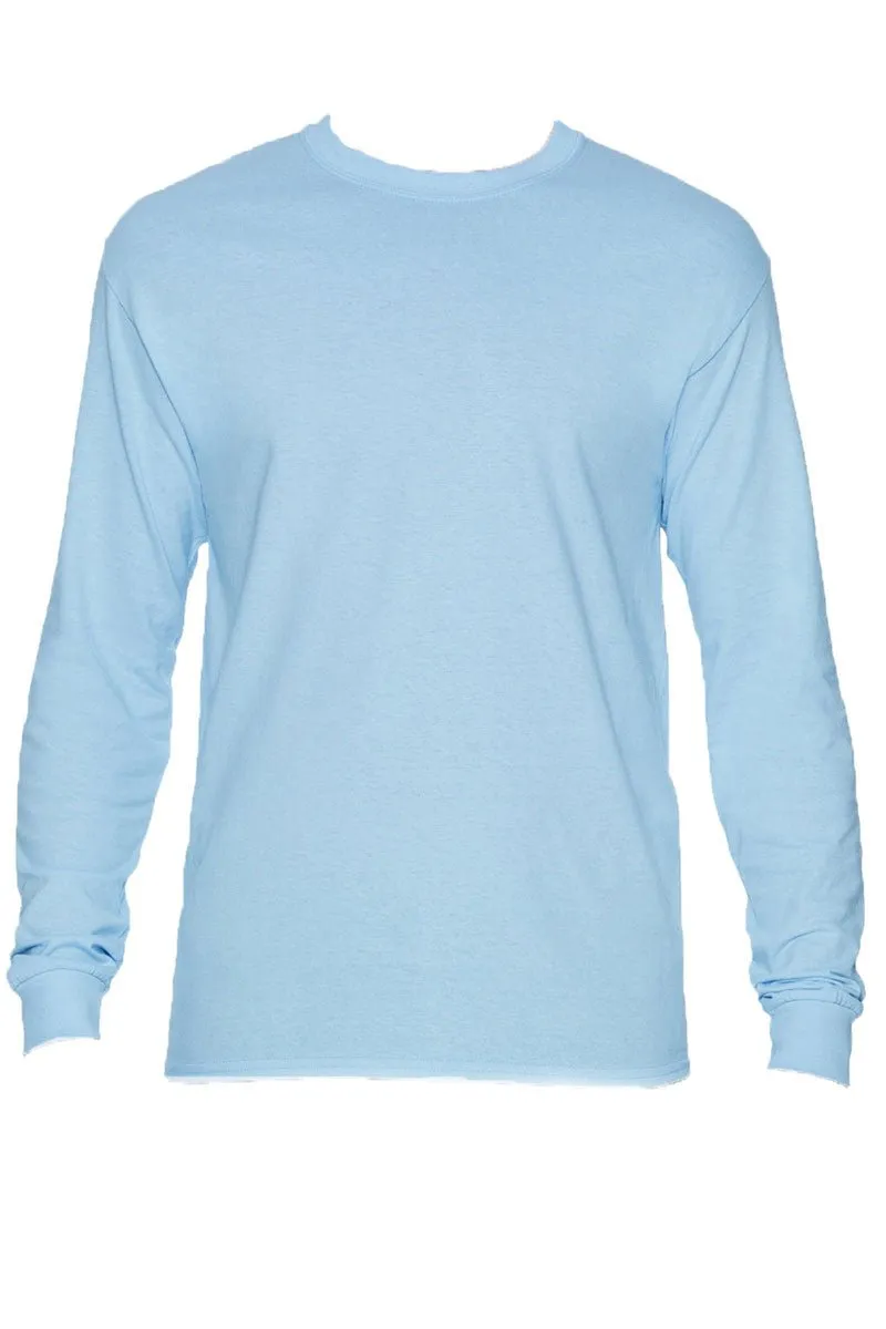 Pink Chinoiserie Christmas Heavy Cotton Long Sleeve Adult T-Shirt