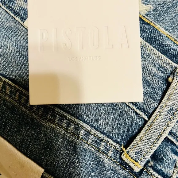 PISTOLA Jeans Presley High Rise Relaxed Roller in Los Feliz Color Size 26 NWT