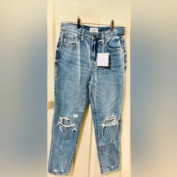 PISTOLA Jeans Presley High Rise Relaxed Roller in Los Feliz Color Size 26 NWT