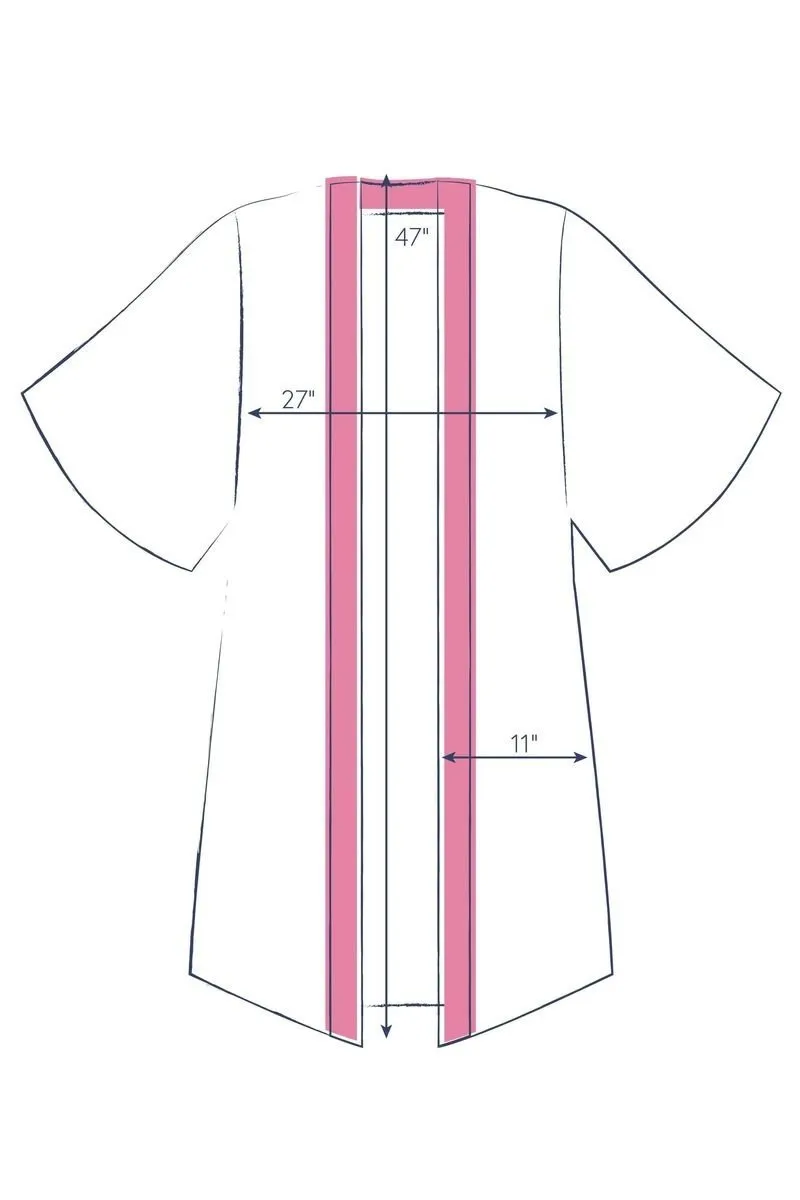 Powder Prancing Tiger Kimono Gown