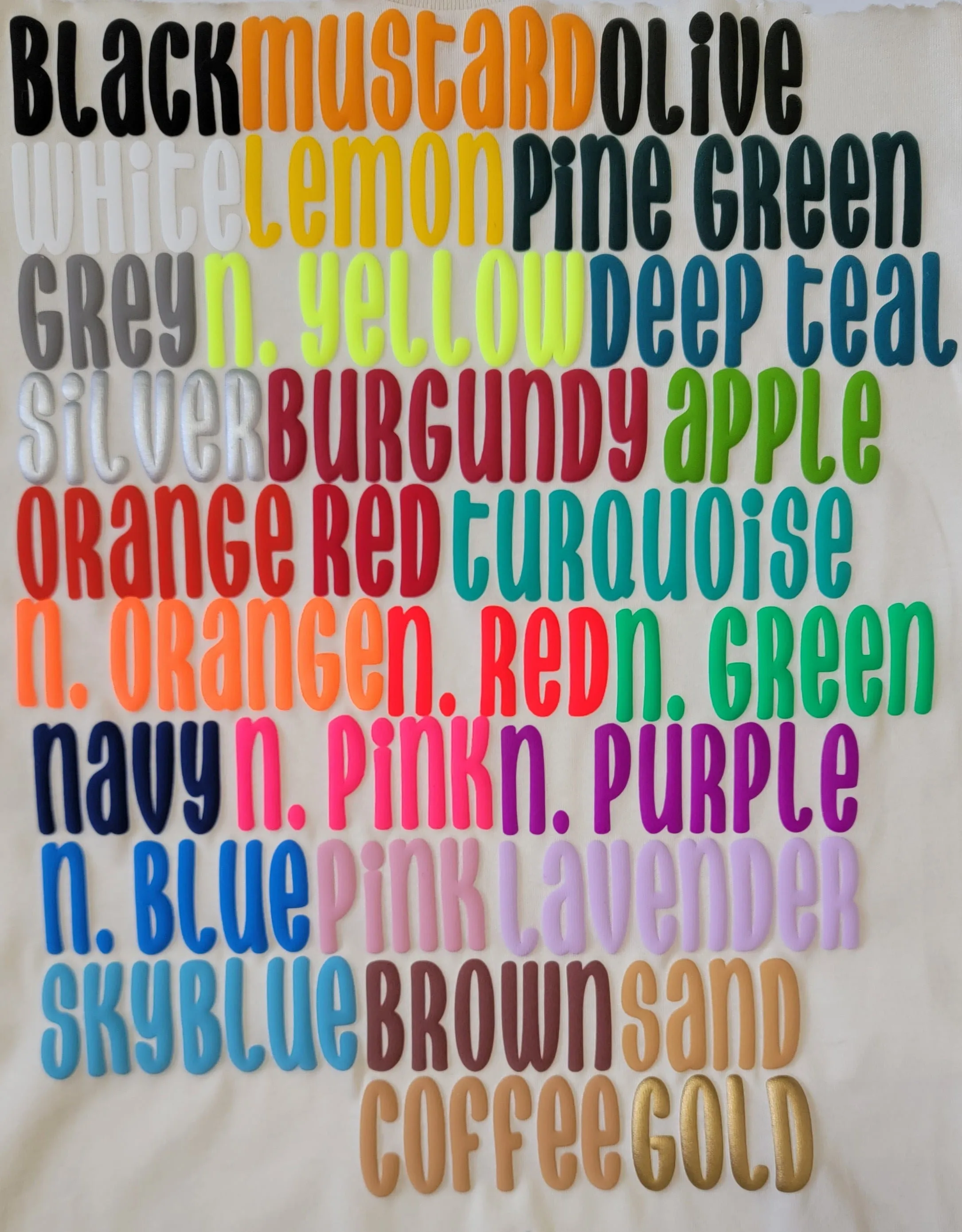 Puff Name Tee - Heather Sand Tee