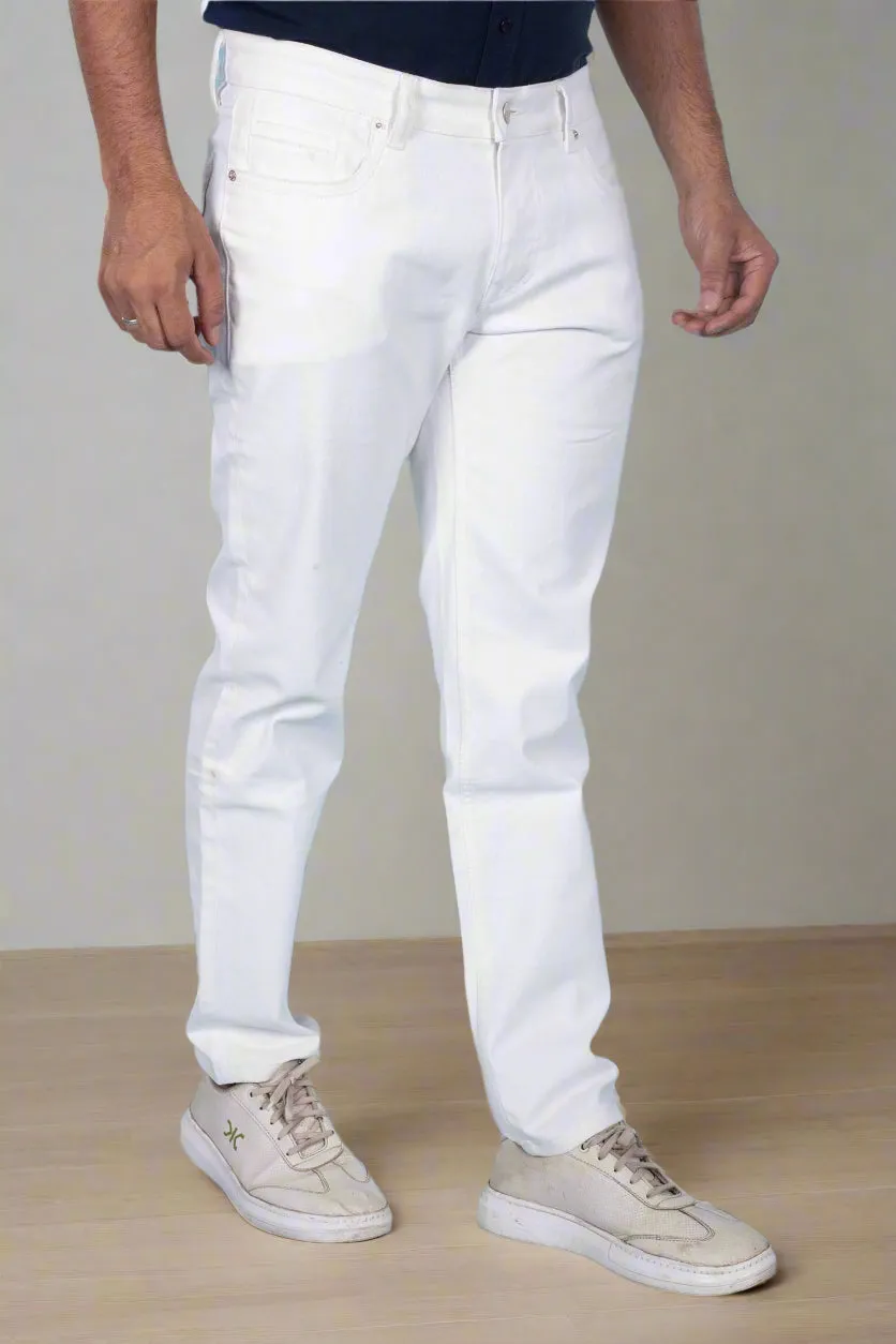 Pure White Slim Fit