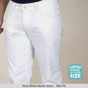 Pure White Slim Fit