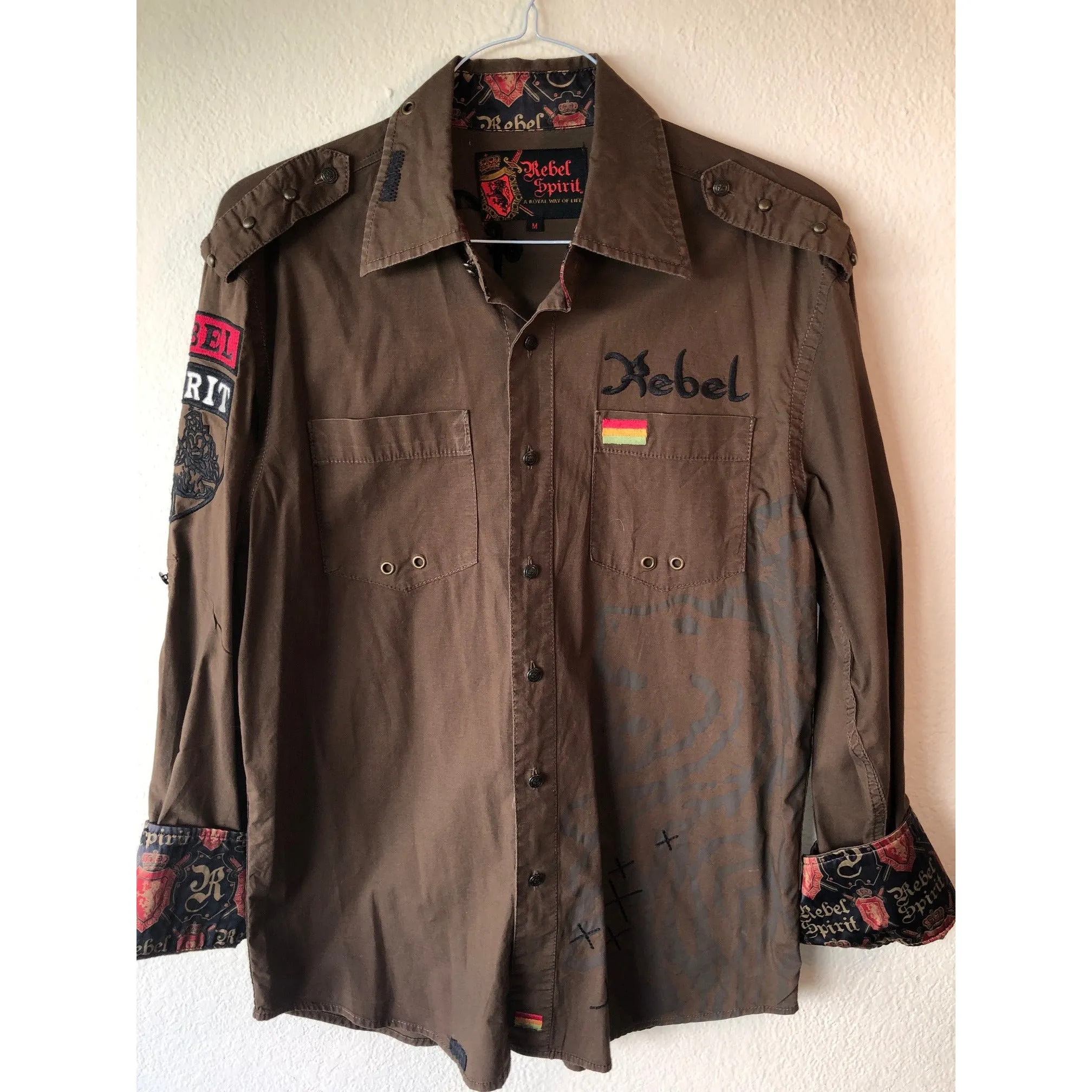 Rebel Spirit King of Kings Shirt Medium Adult Size