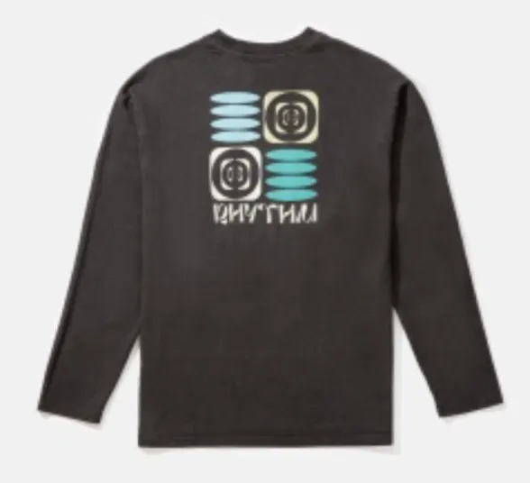 RHYTHM NOTCH VINTAGE LS TSHIRT - VINTAGE BLACK