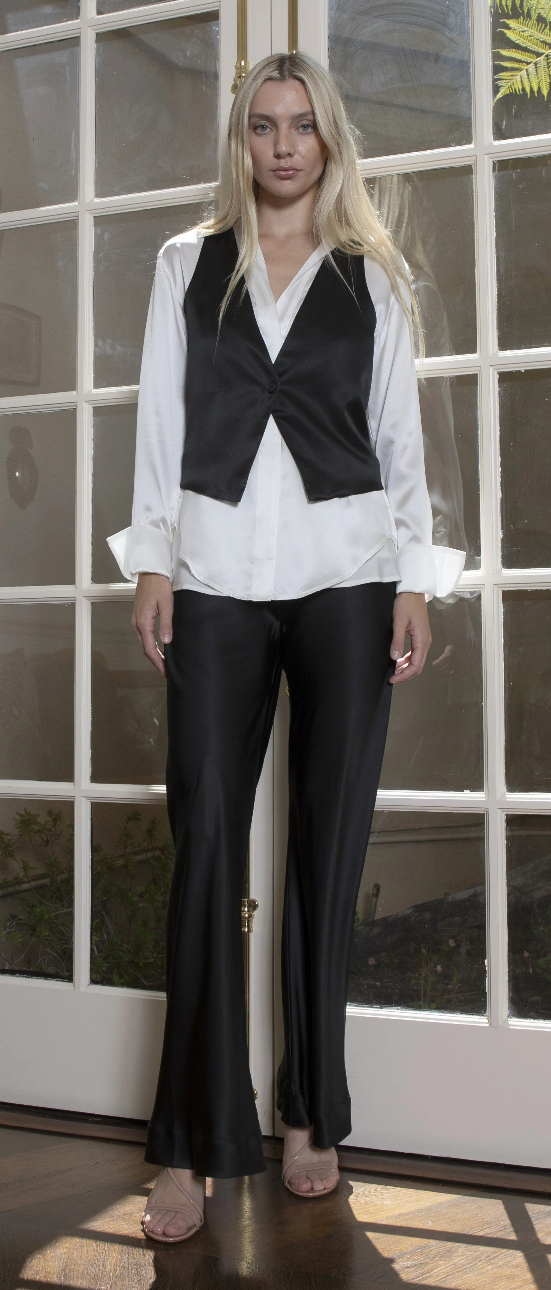 Runway Silk Shirt - Black