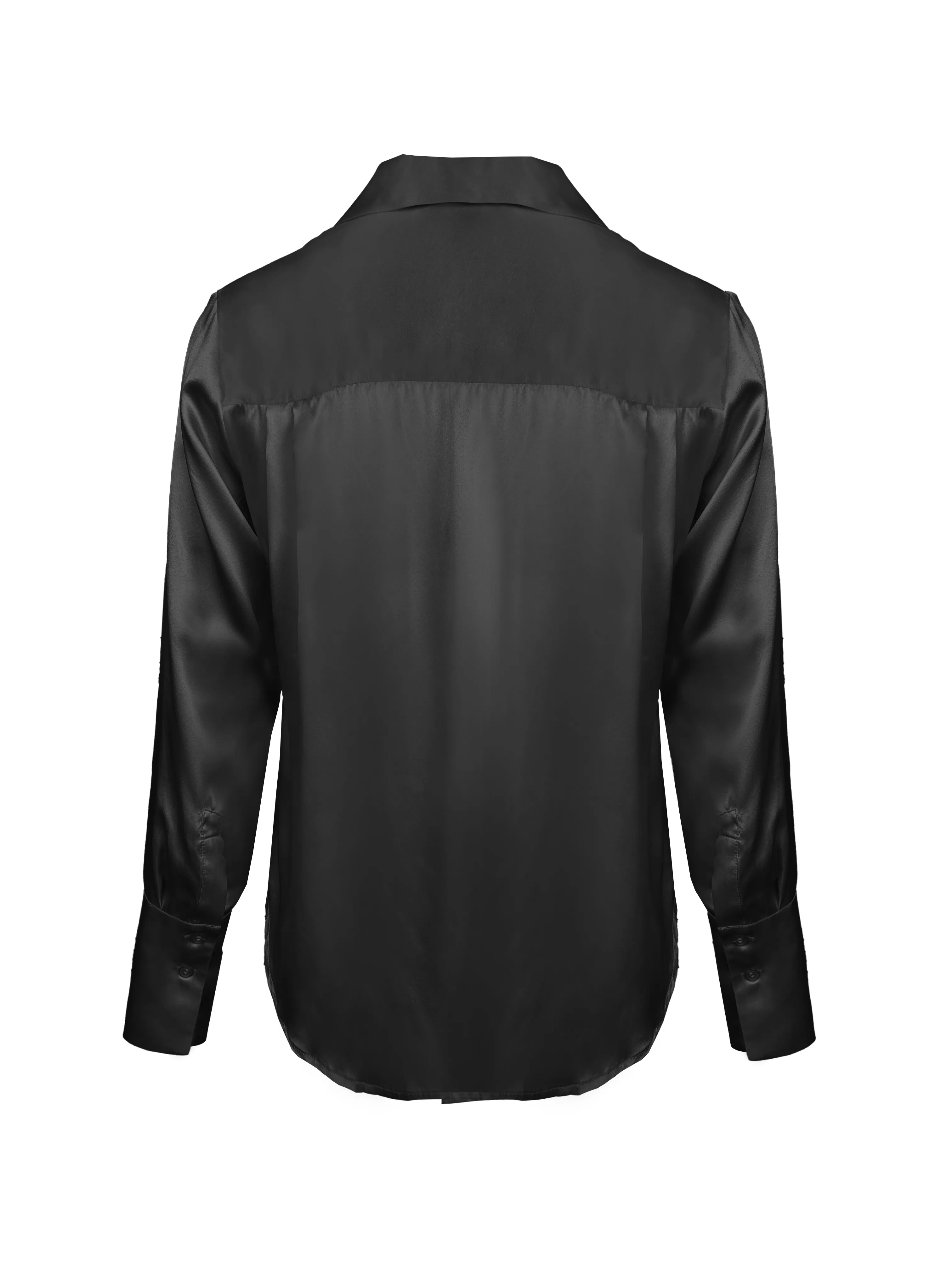 Runway Silk Shirt - Black