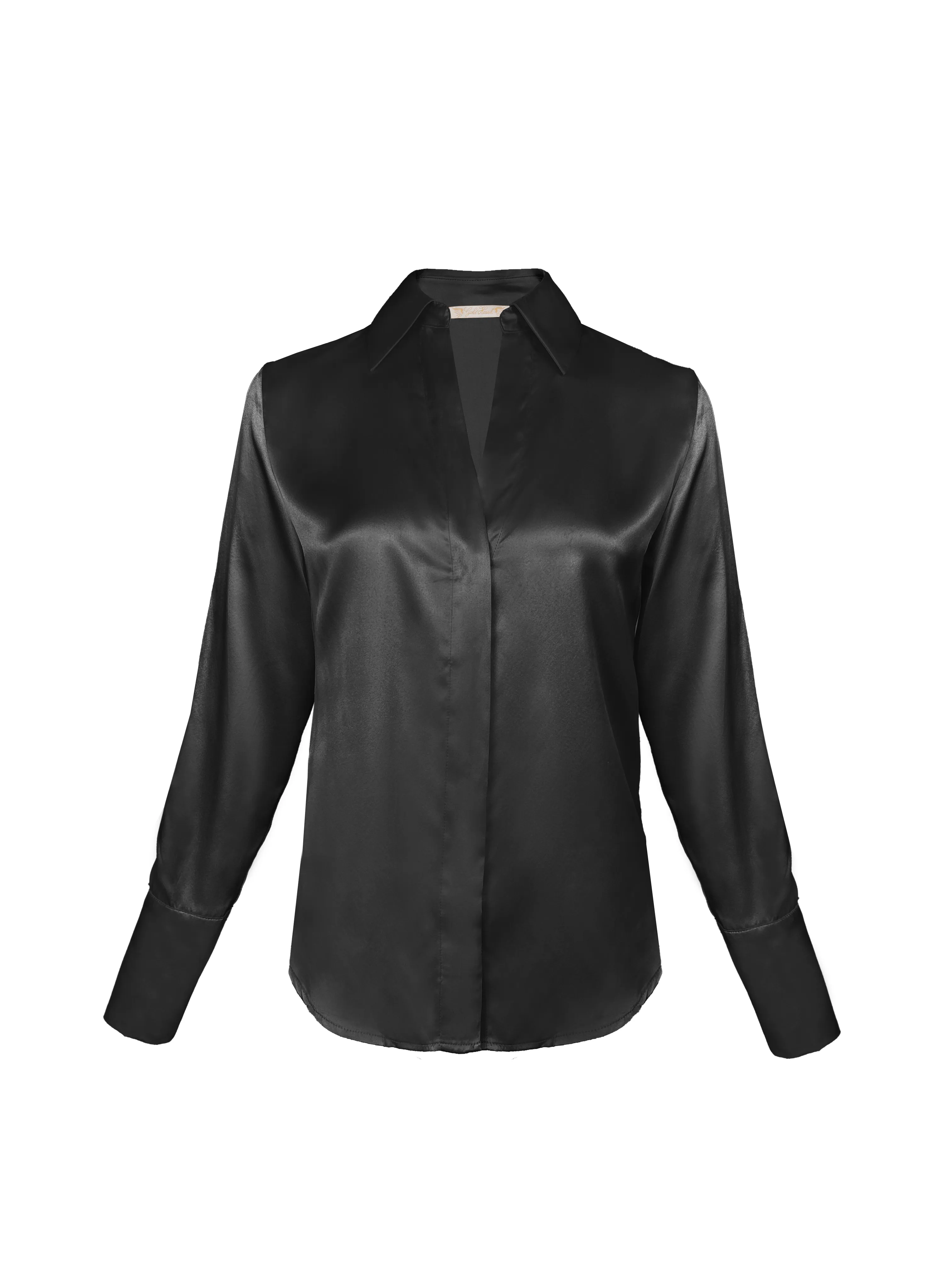 Runway Silk Shirt - Black
