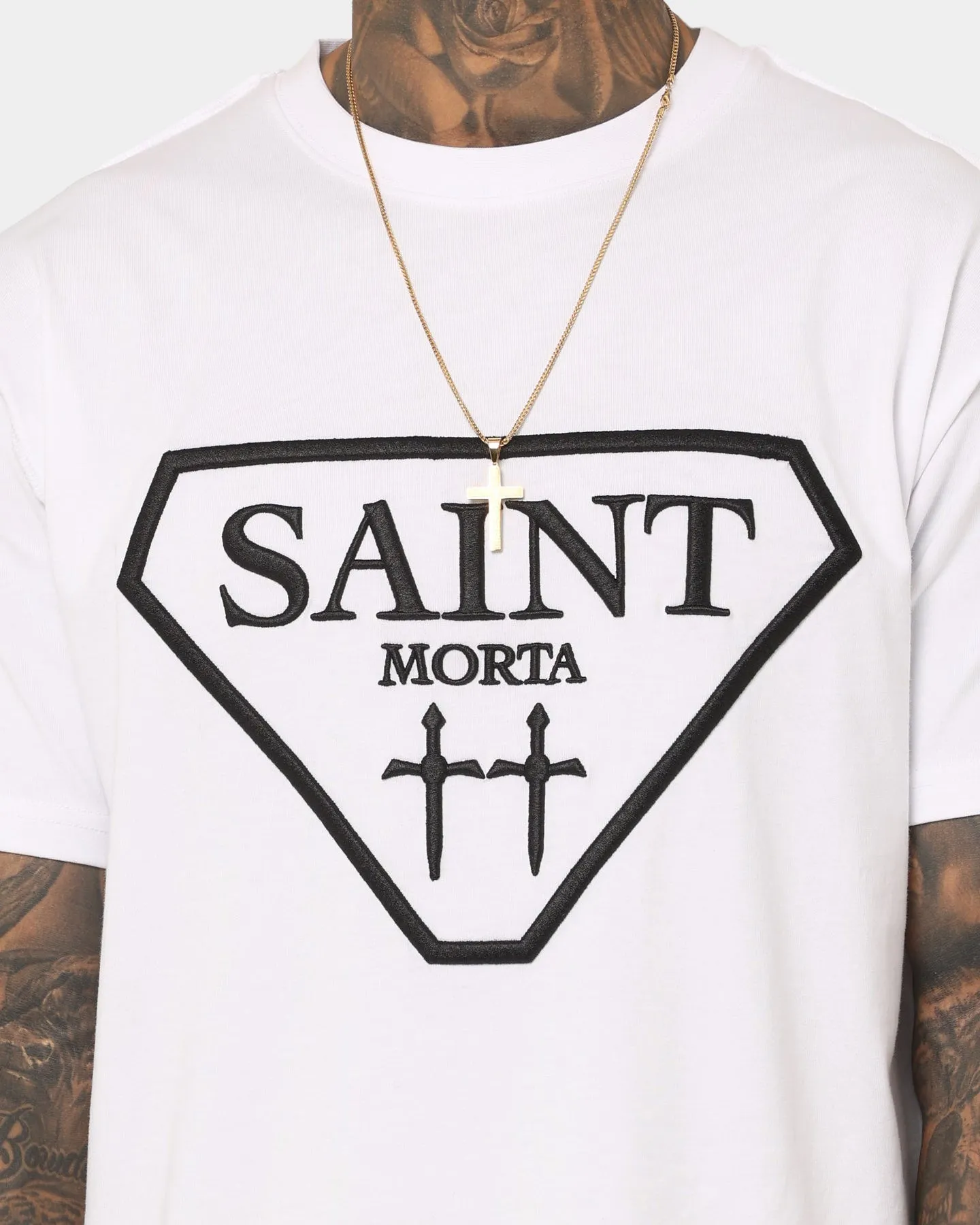 Saint Morta Liberty Lafayette T-Shirt White/Black
