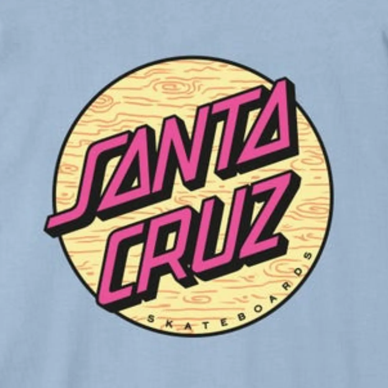 Santa Cruz Wagon Dot Chest T-Shirt | Fresh Blue