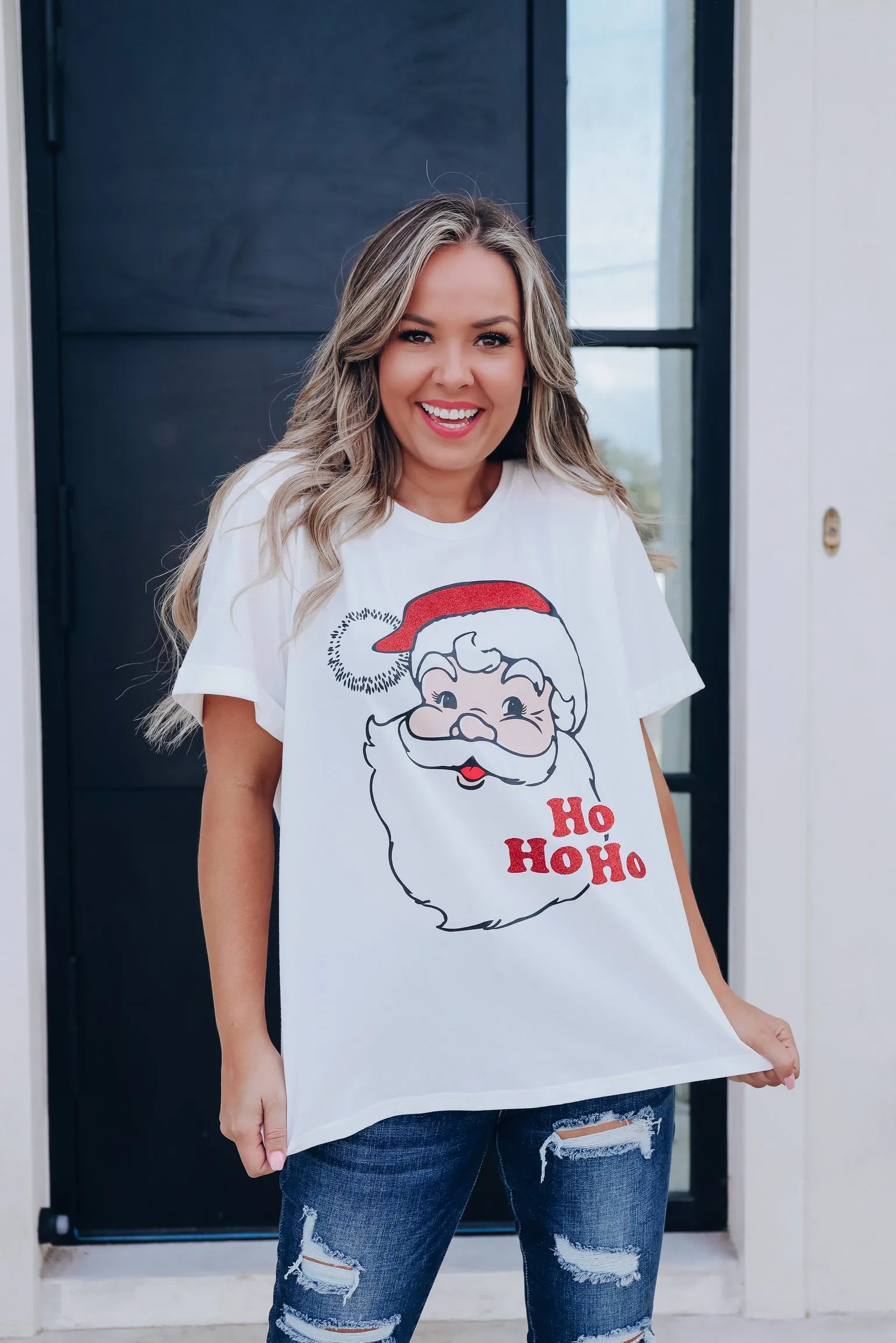 Santa Ho Ho Ho Graphic Tee