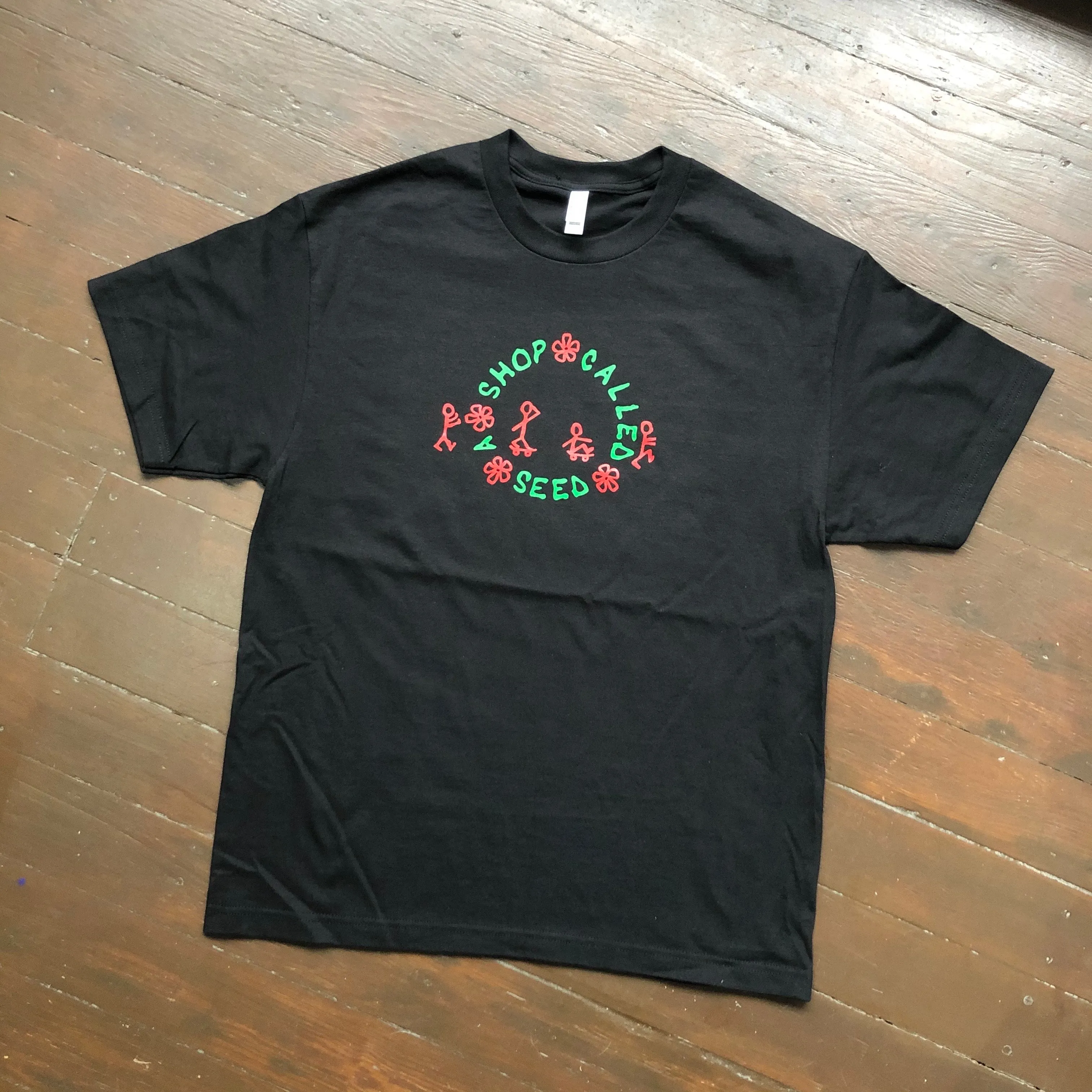 Seed Skateshop A Shop Called Seed Tee - Black