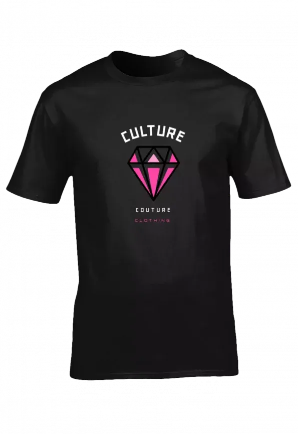 Shine Bright T-Shirt/Black/Pink