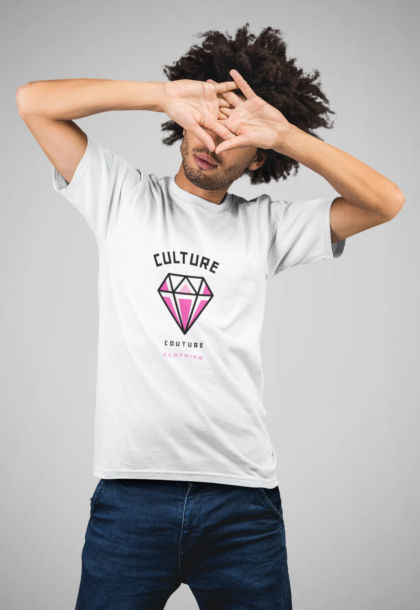 Shine Bright T-Shirt/White/Pink