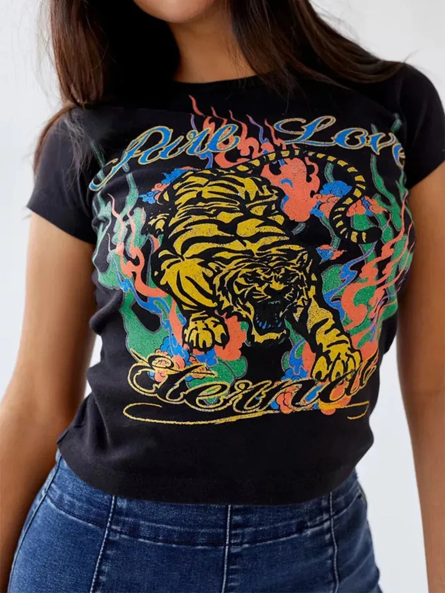 Short-Sleeve Crew Baby Tee