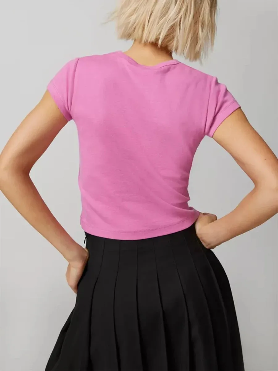 Short-Sleeve Crew Baby Tee