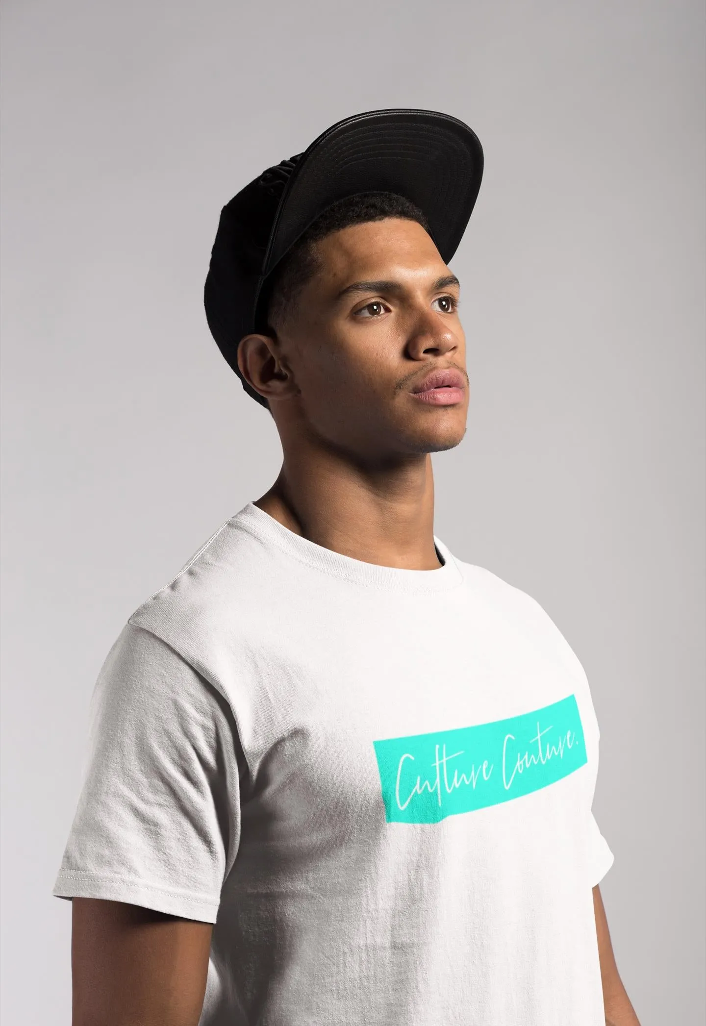 Signature Logo T-Shirt/White/Mint
