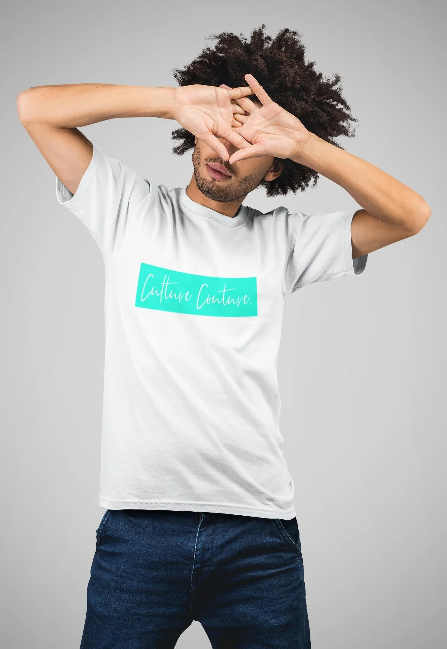 Signature Logo T-Shirt/White/Mint