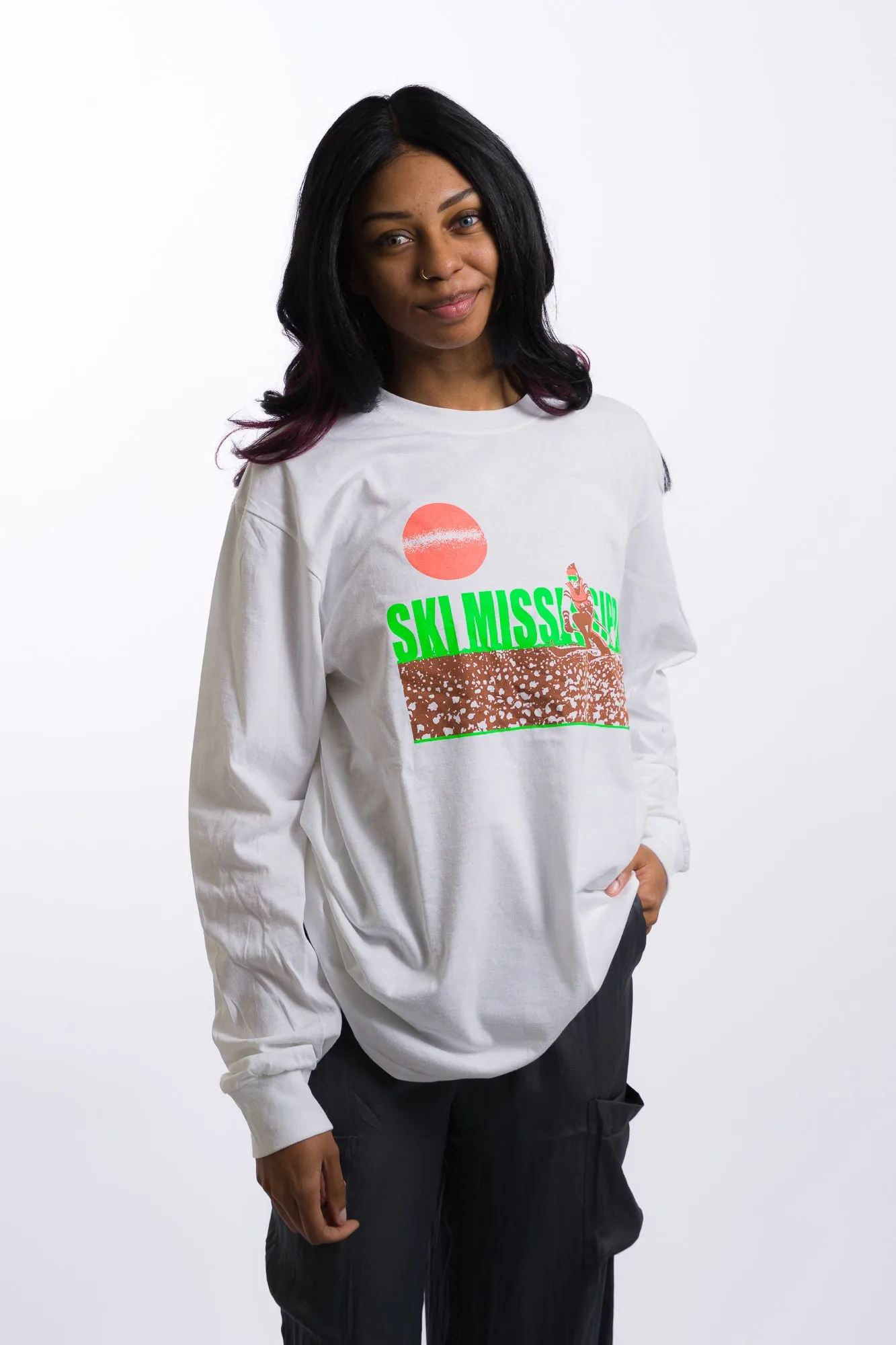 Ski Mississippi Graphic Tee - Special Limited Edition Lime Green