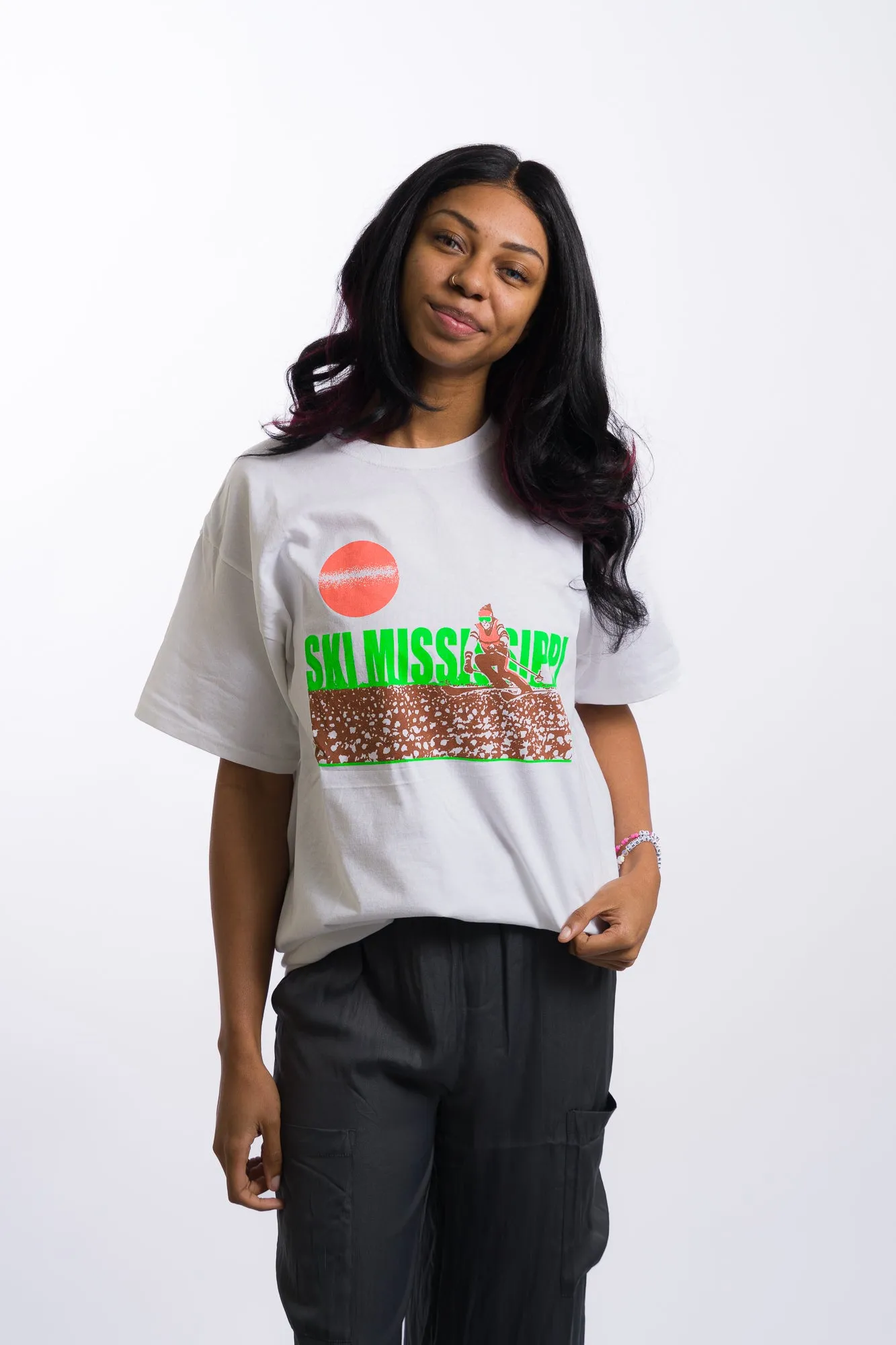 Ski Mississippi Graphic Tee - Special Limited Edition Lime Green