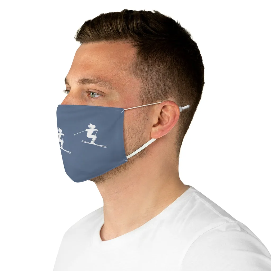 Skier Jeans Blue - Fabric Ski Face Mask