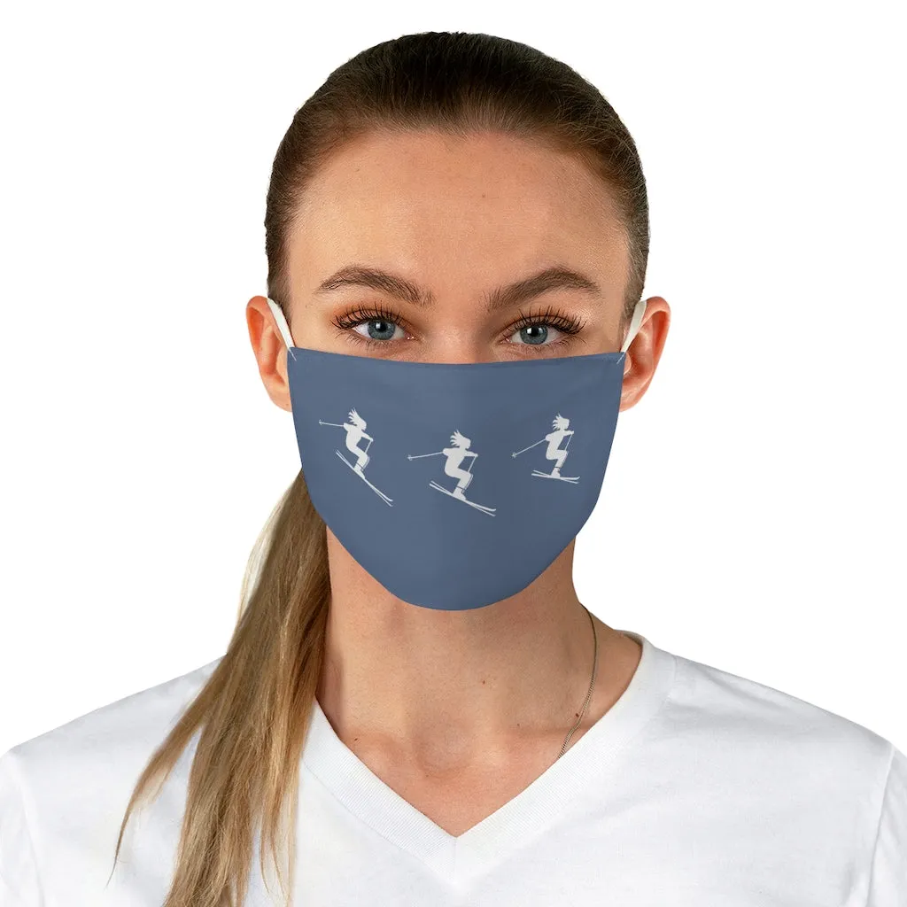 Skier Jeans Blue - Fabric Ski Face Mask