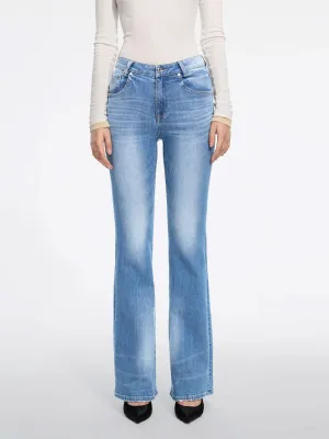 Slim-Fit Flared Jeans-240