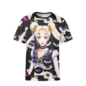 Soft Y2K Unisex All Over Print T-Shirt in Polyester and Spandex
