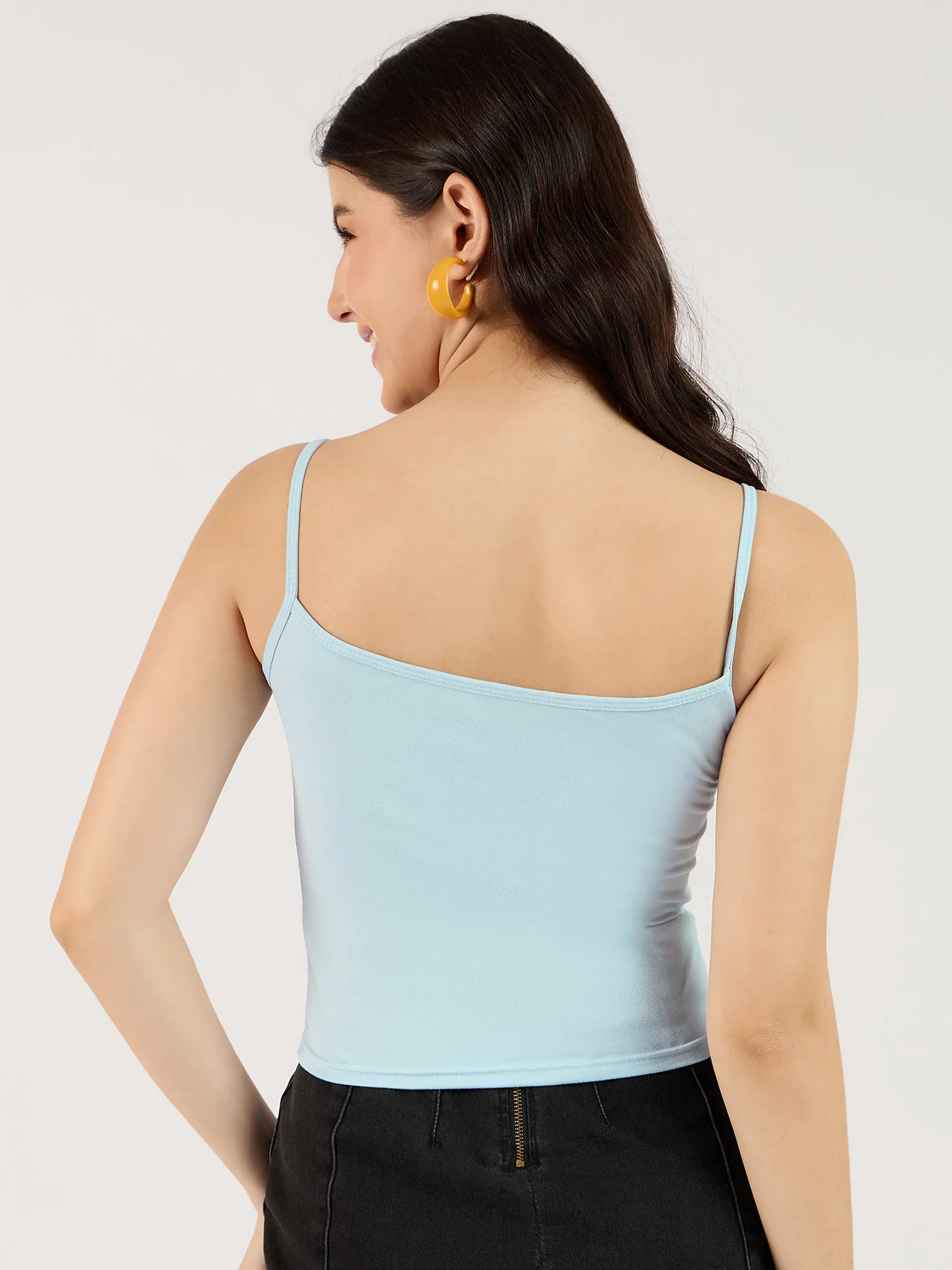 Solid Blue Basic Cami Top