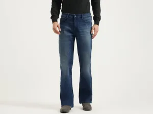 Solid Boot-Leg Fit Jeans