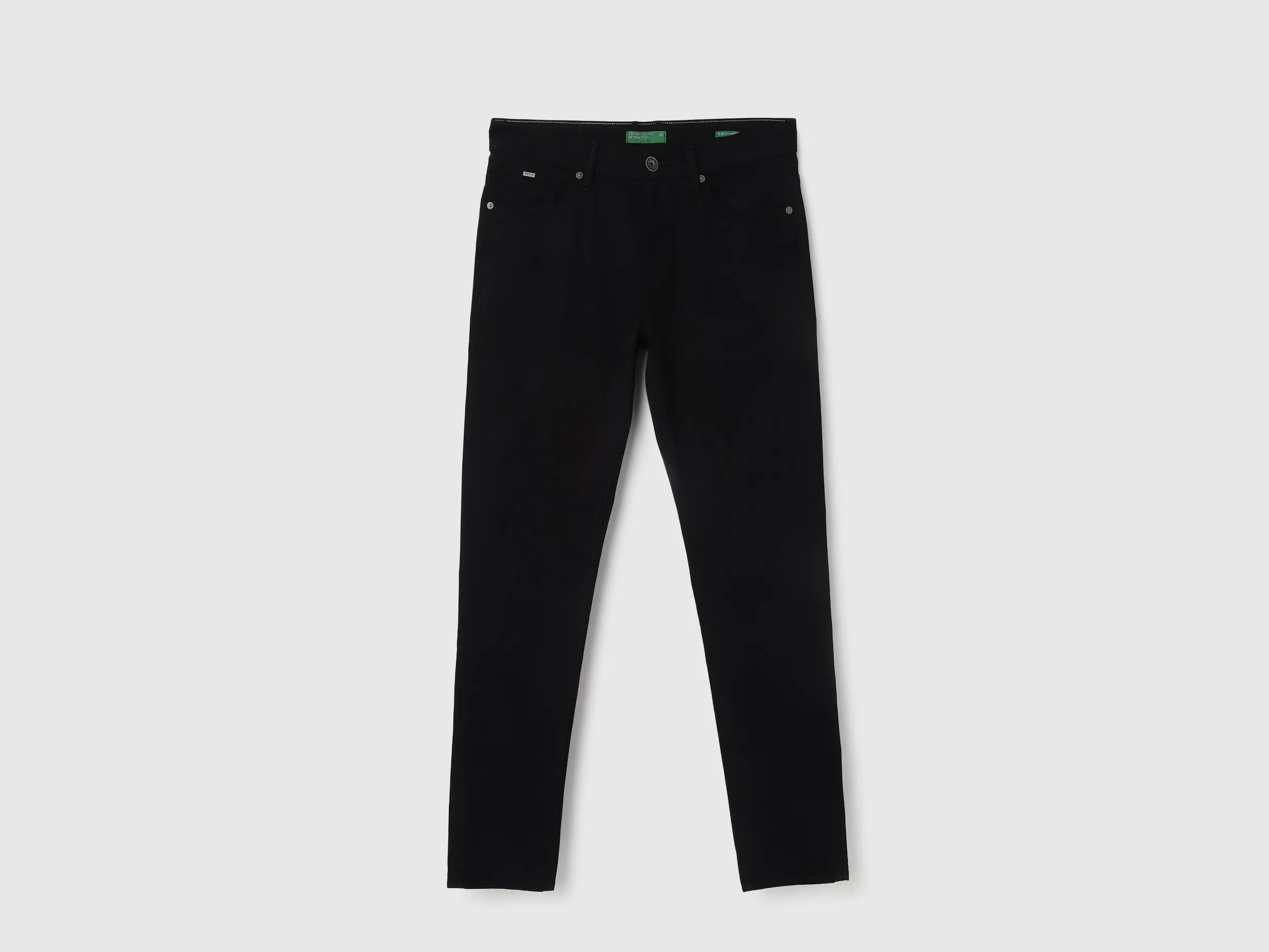 Solid Pattern Slim Fit Jeans
