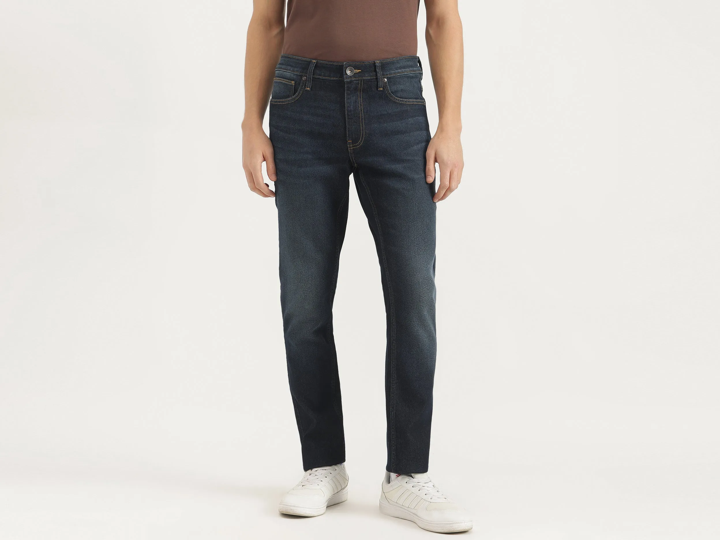 Solid Skinny Fit Jeans
