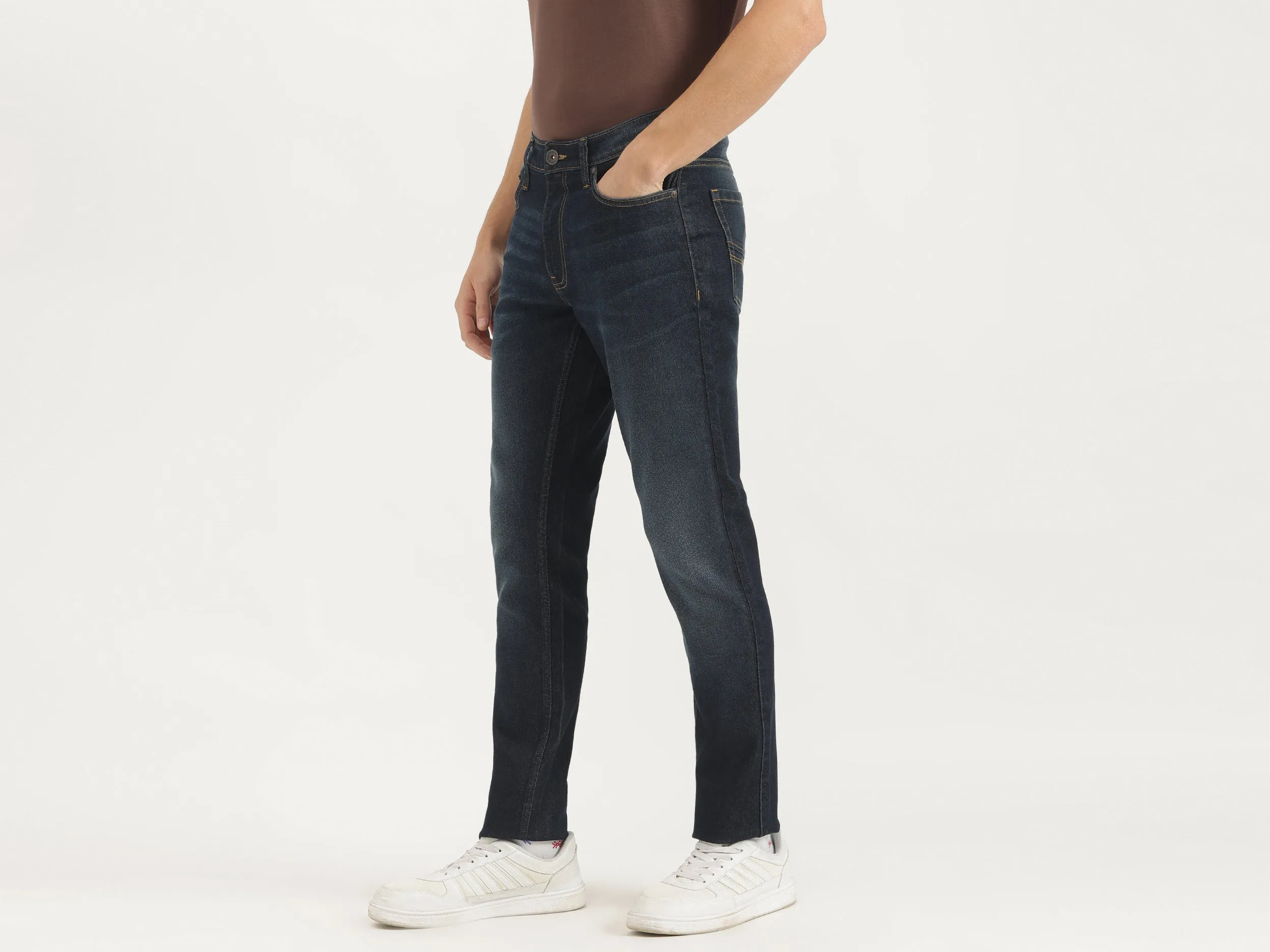 Solid Skinny Fit Jeans