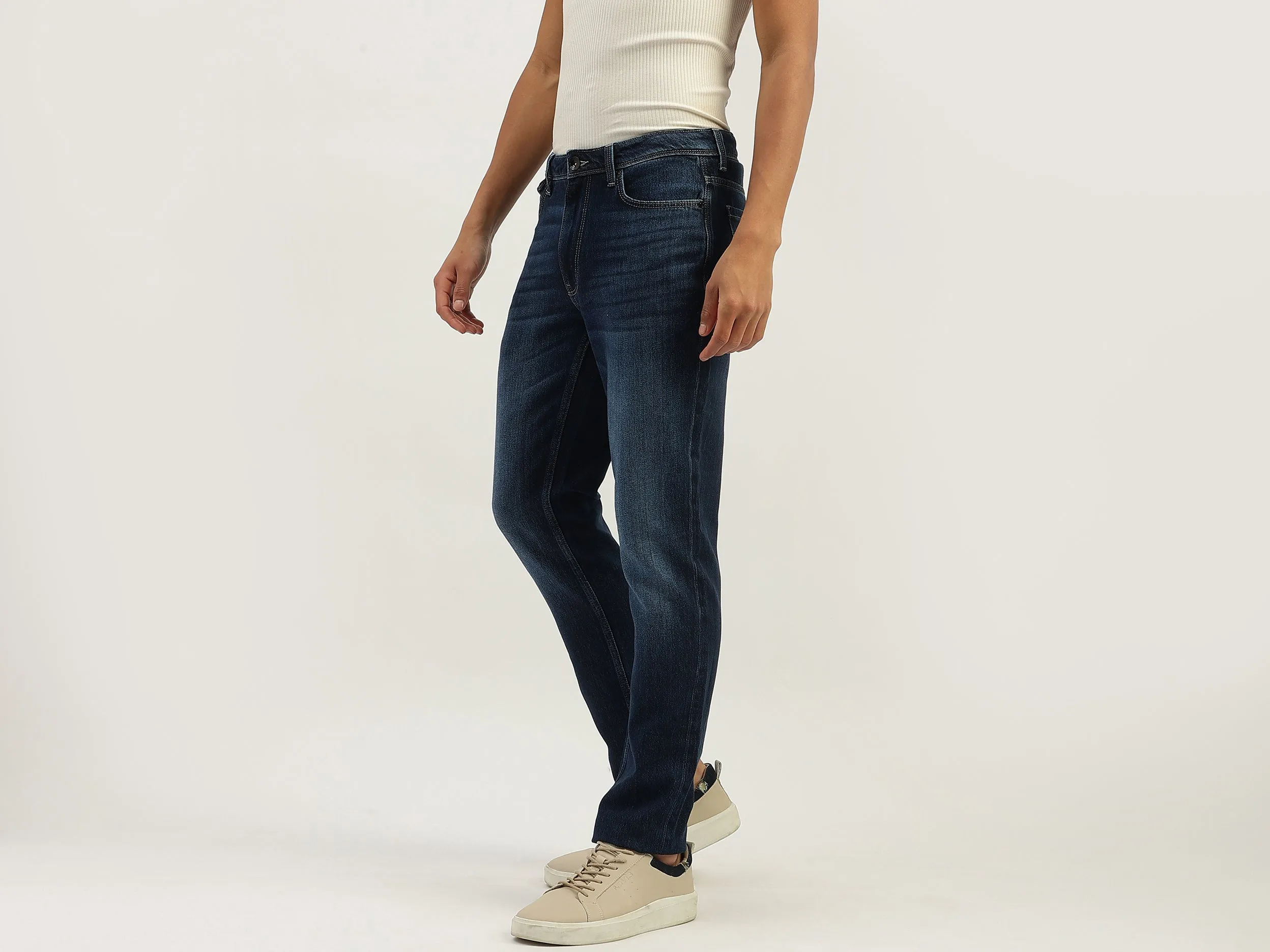 Solid Slim Fit Jeans