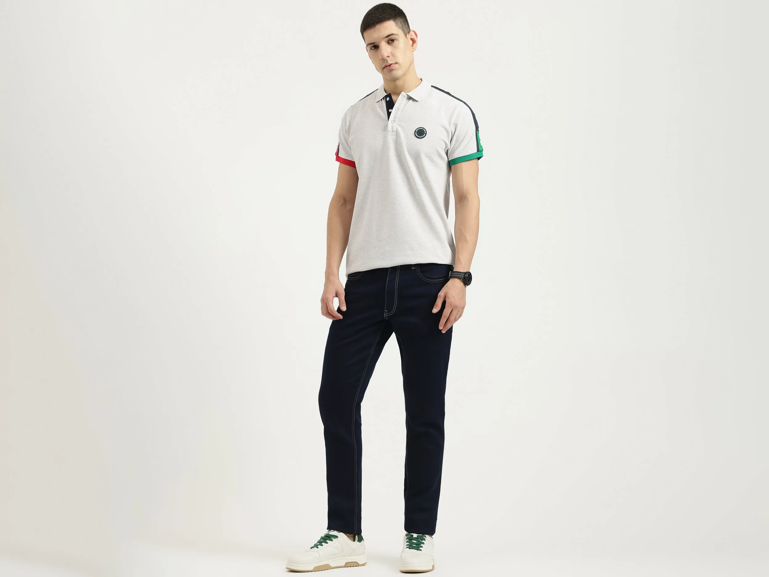 Solid Slim Fit Jeans
