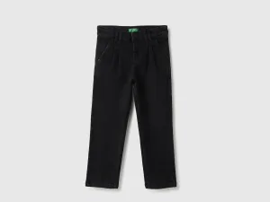Solid Straight Fit Jeans