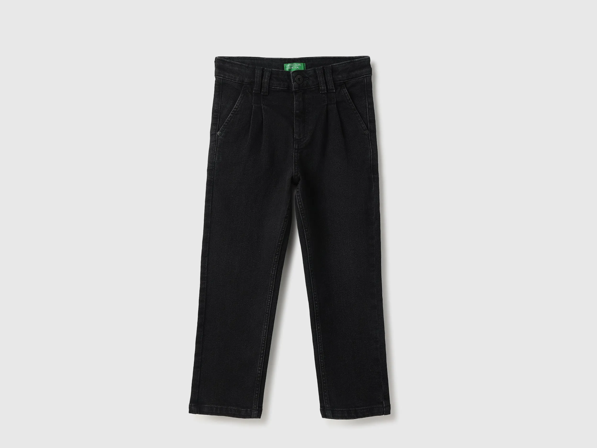 Solid Straight Fit Jeans