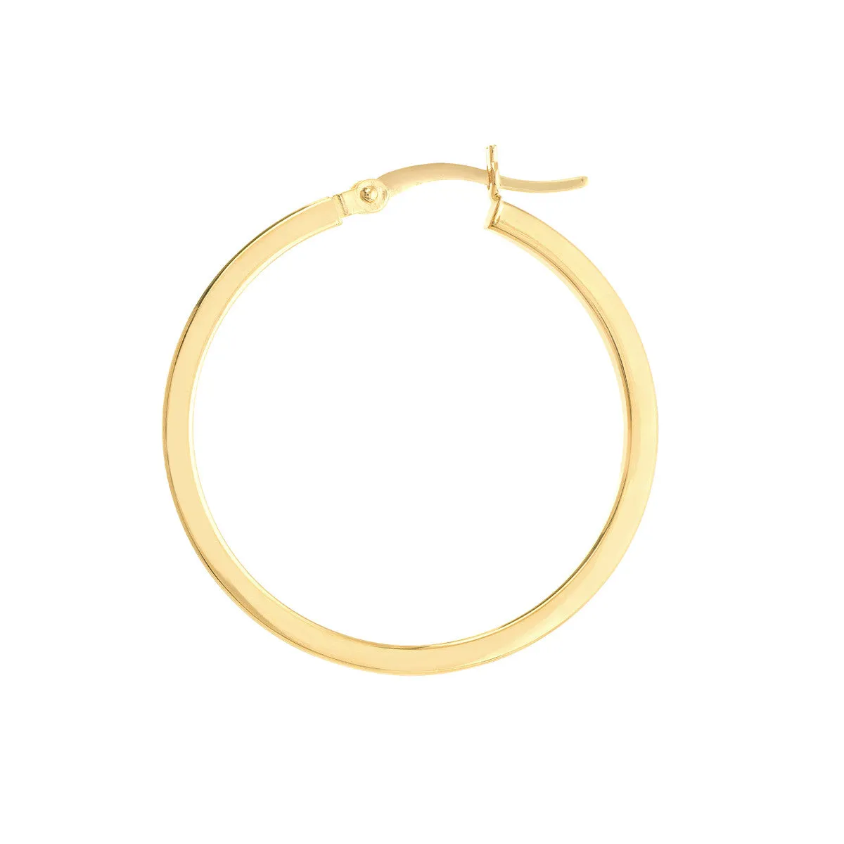 Square Edge Hoops/ 30mm